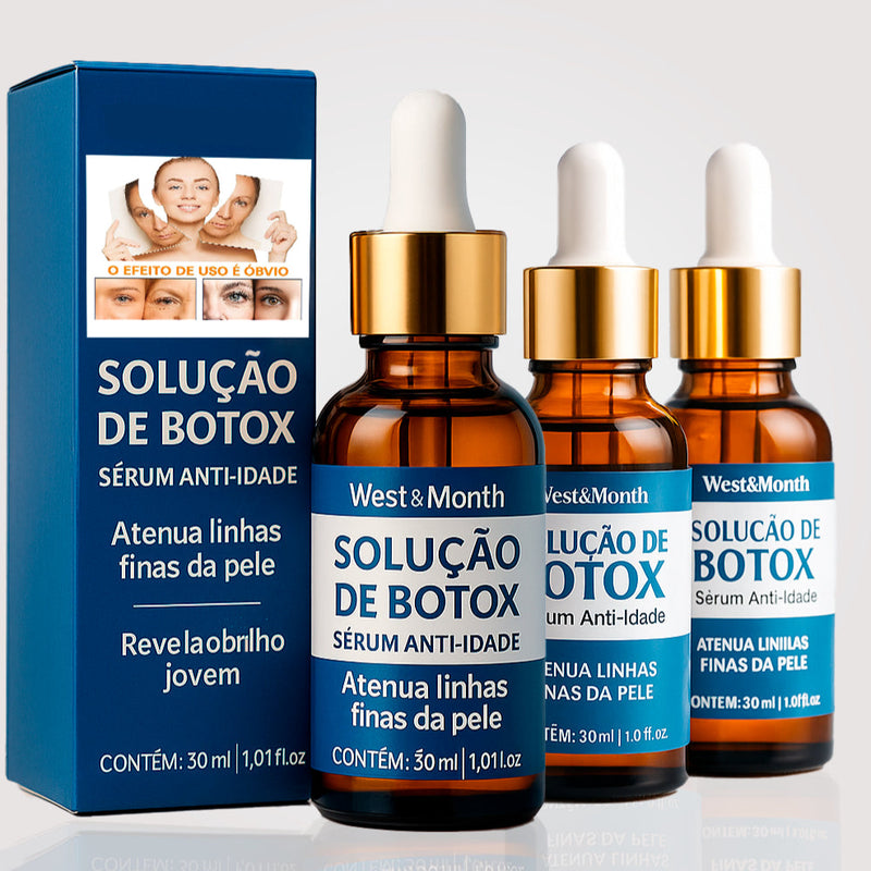Sérum BOTOX Anti idade - Reduz Rugas, Manchas do rosto
